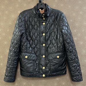 🔥🔥🔥Tory Burch Black Quilted Puffer Wool Blended Jacket